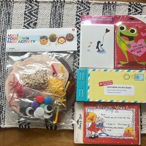 Kids Fun Pack- Craft and Card Set with Letters To Baby BRAND NEW
